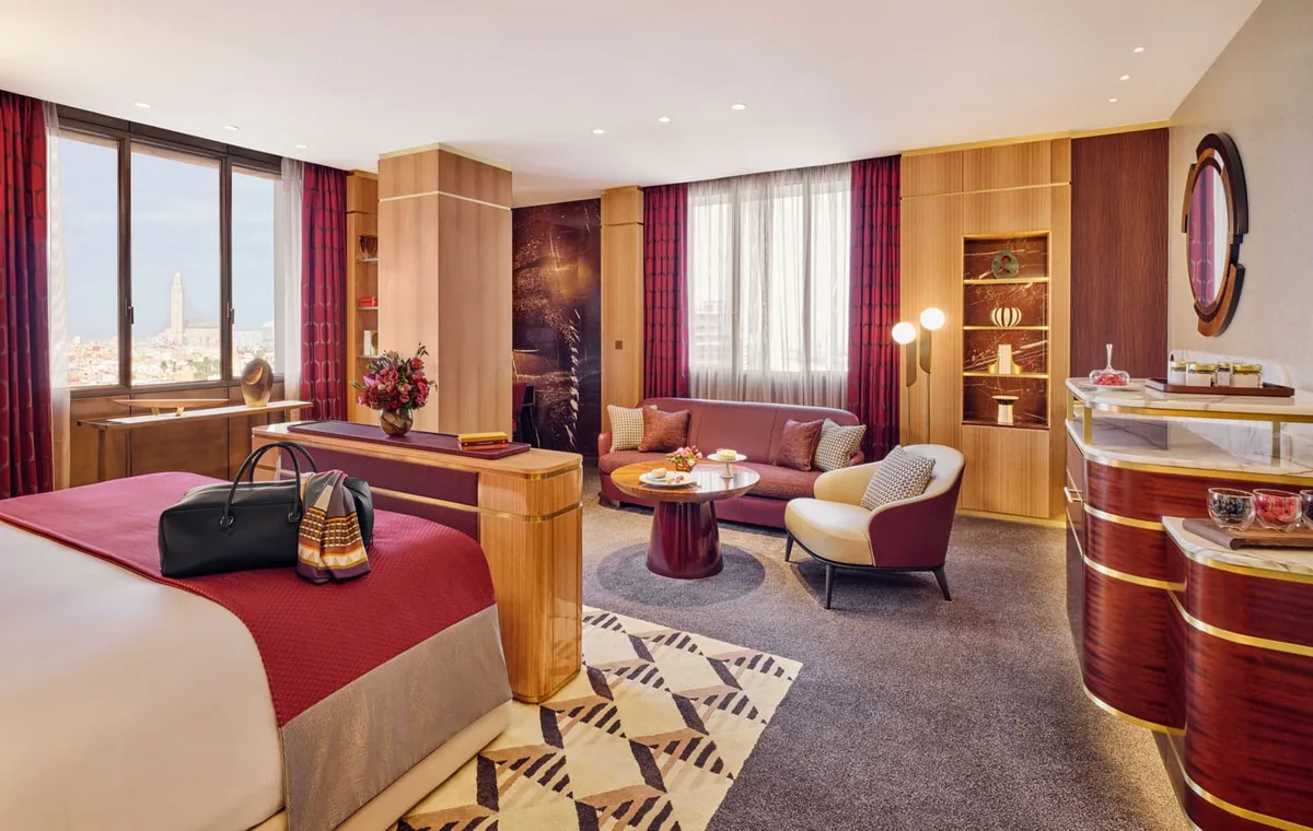 Hôtel Royal Mansour Casablanca, moquette et parquet par Ofloor